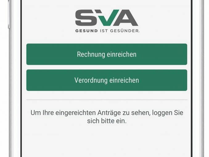 Erstattung und Bewilligung mittels SVA-App